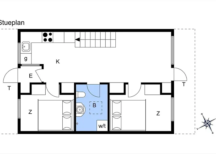 Апартаменты 6802-allinge-langebjergvej-98-lejl-98 *
